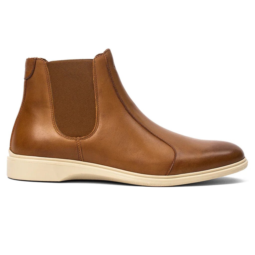 Amberjack The ChelSea Men’s Honey And Cream Footwear Men's Chelsea Boots by Amberjack – Don't Panic Shoes