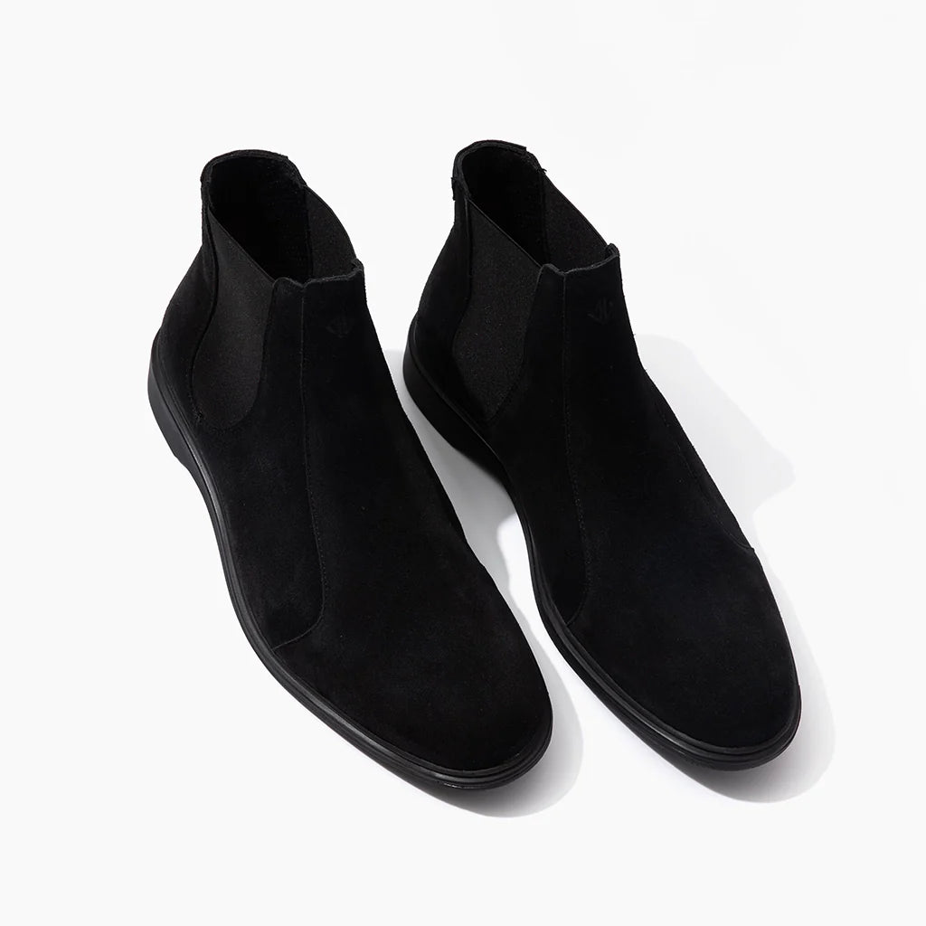 Amberjack The Chelsea Men's Midnight Leather Boots Men's Chelsea Boots by Amberjack – Don't Panic Shoes