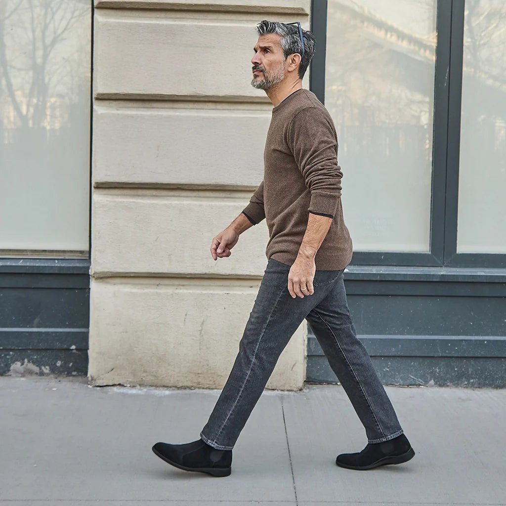 Amberjack The Chelsea Men's Midnight Leather Boots Men's Chelsea Boots by Amberjack – Don't Panic Shoes