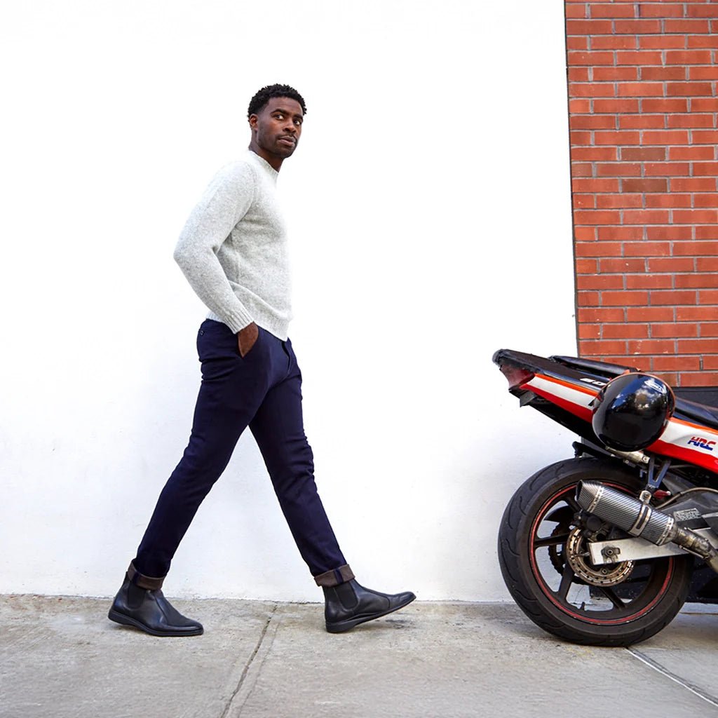 Amberjack The Chelsea Men's Obsidian Chelsea Boots Men's Chelsea Boots by Amberjack – Don't Panic Shoes