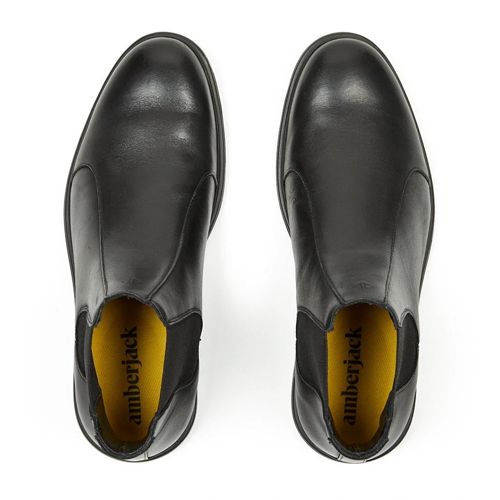 Amberjack The Chelsea Men's Obsidian Chelsea Boots Men's Chelsea Boots by Amberjack – Don't Panic Shoes