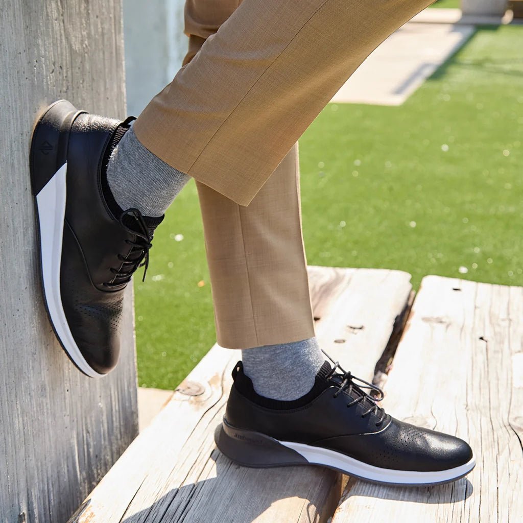 Amberjack The Hybrid Men's Onyx Men's Dress Shoes by Amberjack – Don't Panic Shoes