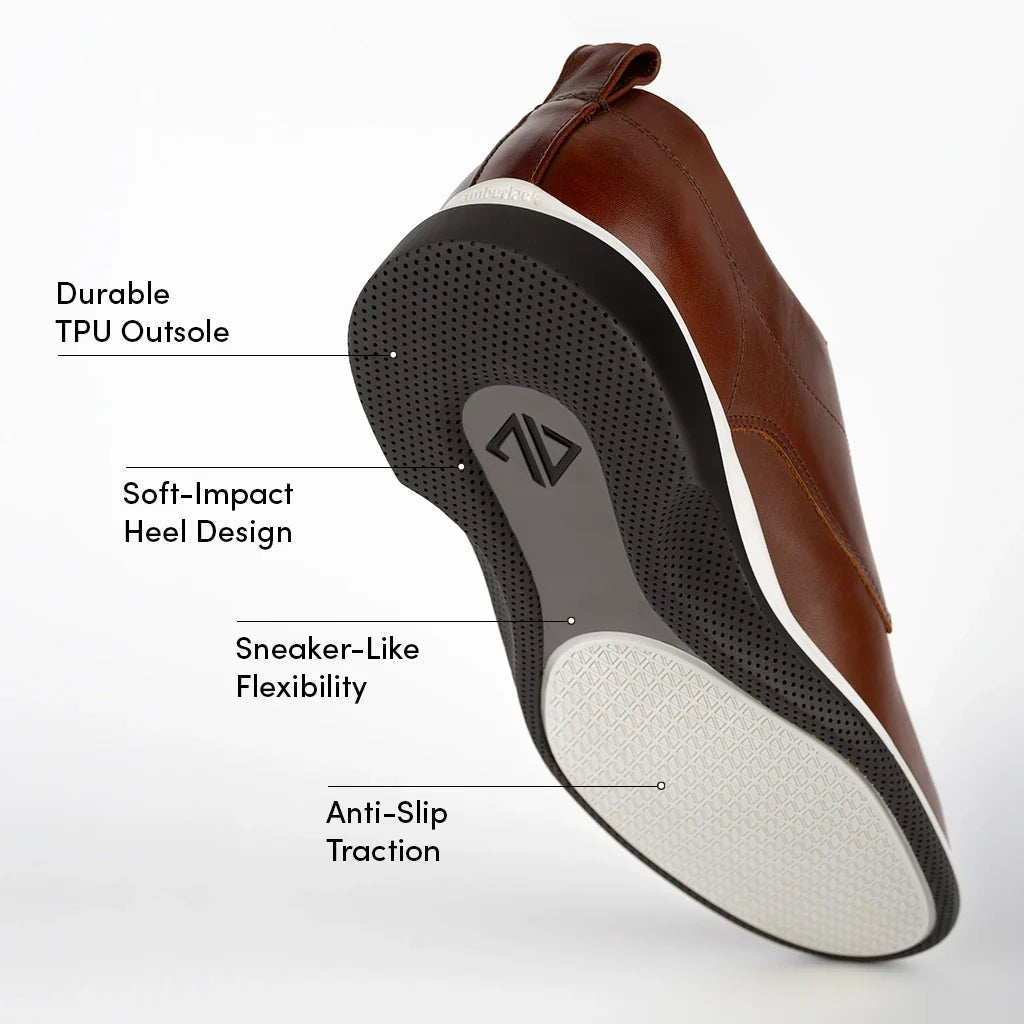 Amberjack The Original Men’S Vegan Leather Coffee Men's Dress Shoes by Amberjack – Don't Panic Shoes