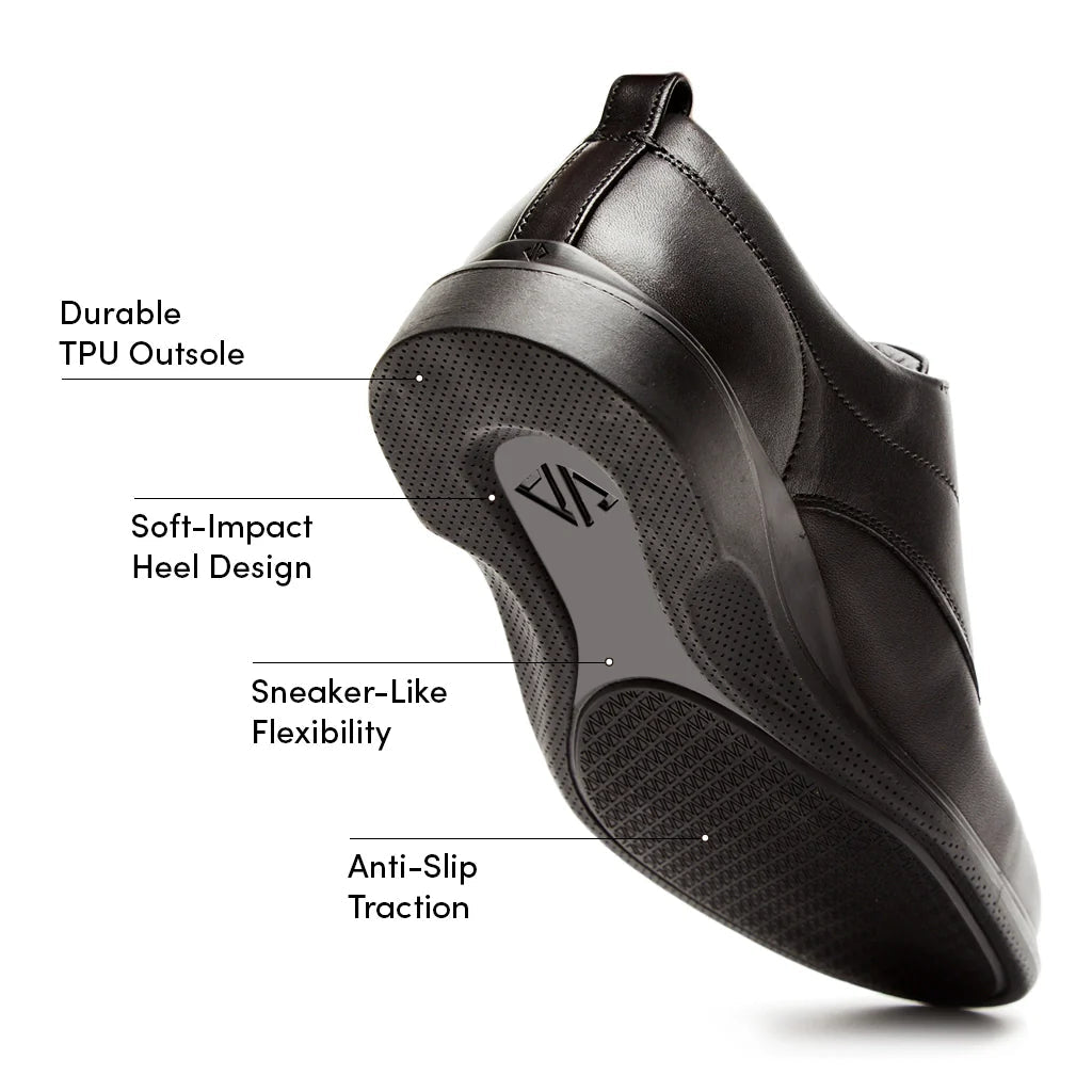 Amberjack The Original Premium Footwear Men's Obsidian Men's Dress Shoes by Amberjack – Don't Panic Shoes