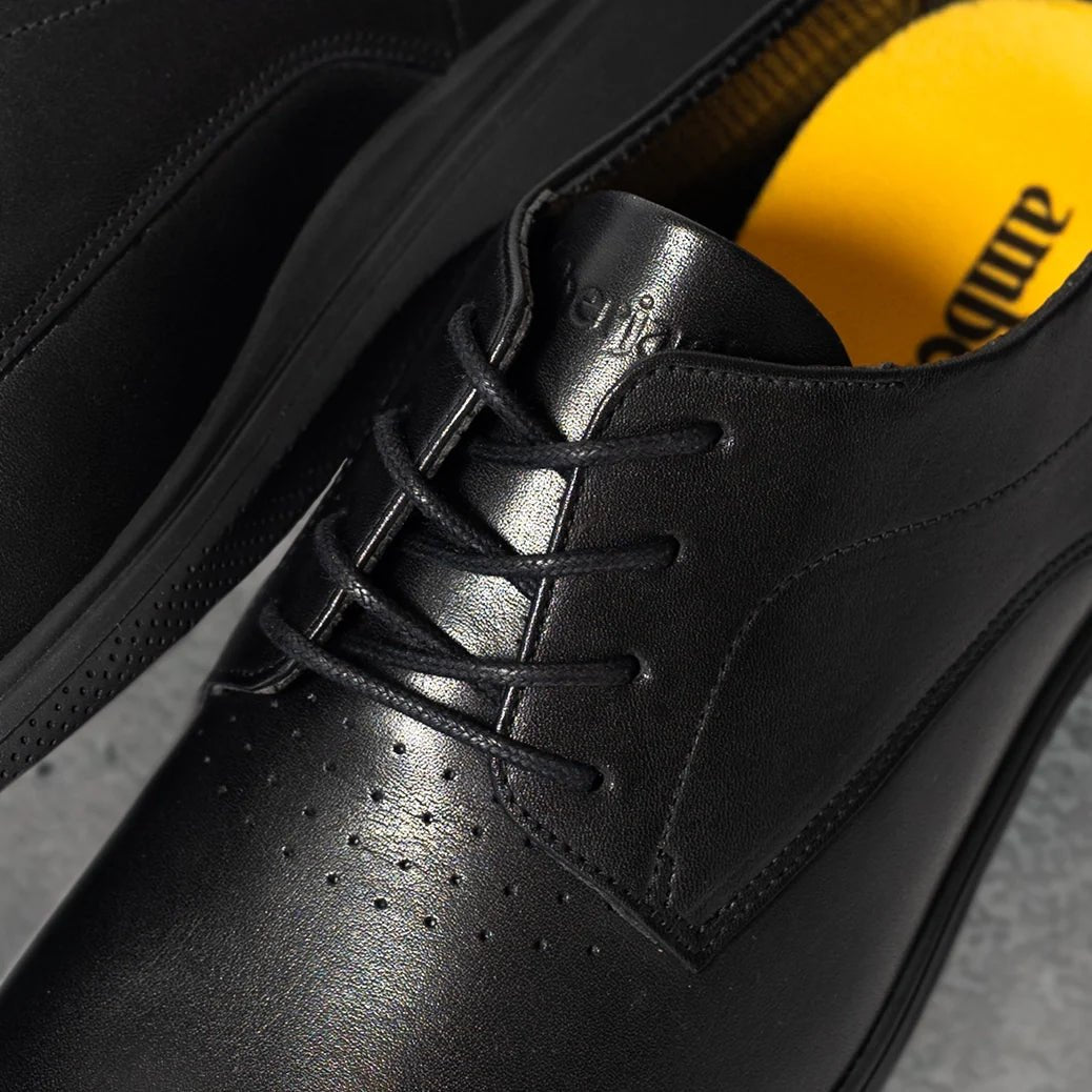 Amberjack The Original Premium Footwear Men's Obsidian Men's Dress Shoes by Amberjack – Don't Panic Shoes