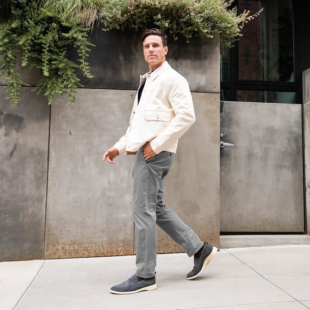 Amberjack The Slip - On Men’S Vegan Leather Carbon Men's Dress Shoes by Amberjack – Don't Panic Shoes