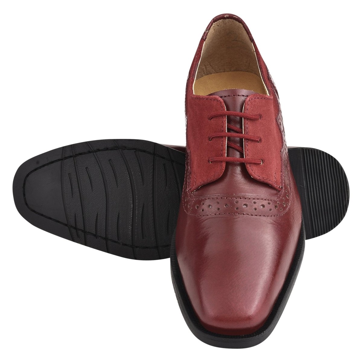 Amy Leather Suede Oxford Style Kids Dress Shoes Shoes by Libertyzeno – Don't Panic Shoes