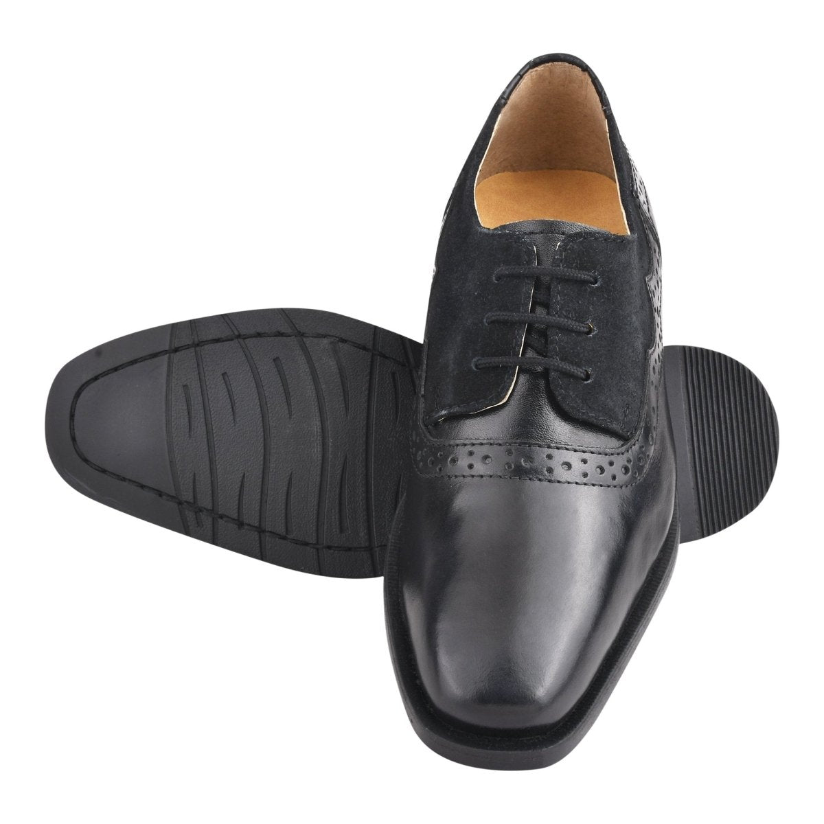 Amy Leather Suede Oxford Style Kids Dress Shoes Shoes by Libertyzeno – Don't Panic Shoes