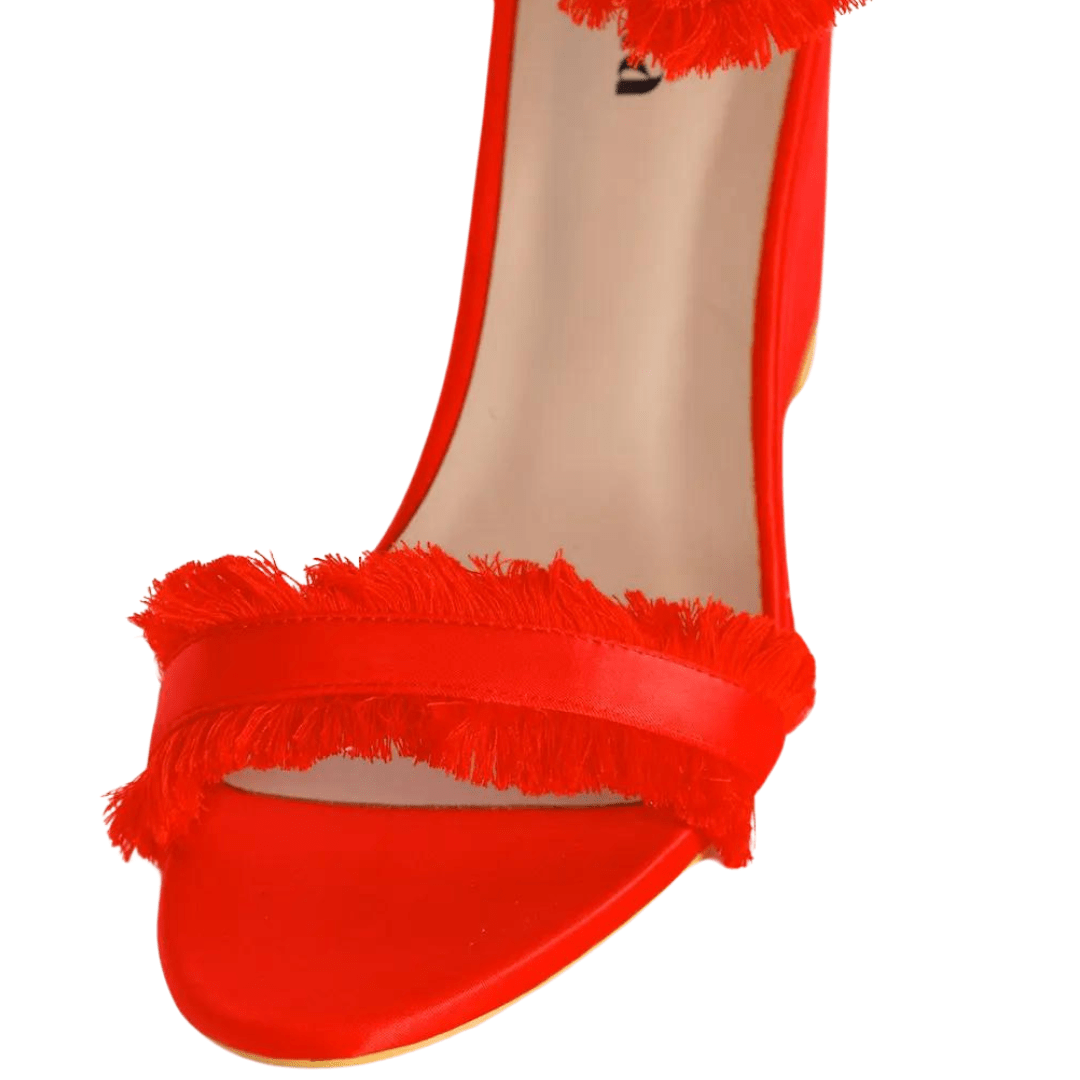 Angela Wedges Red Shoes by Vaila Shoes – Don't Panic Shoes