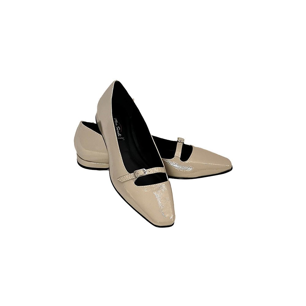 Anna Naplak Selce Mary Jane Women’S Calf Leather Patent Ballet Flats by Mar Soreli – Don't Panic Shoes