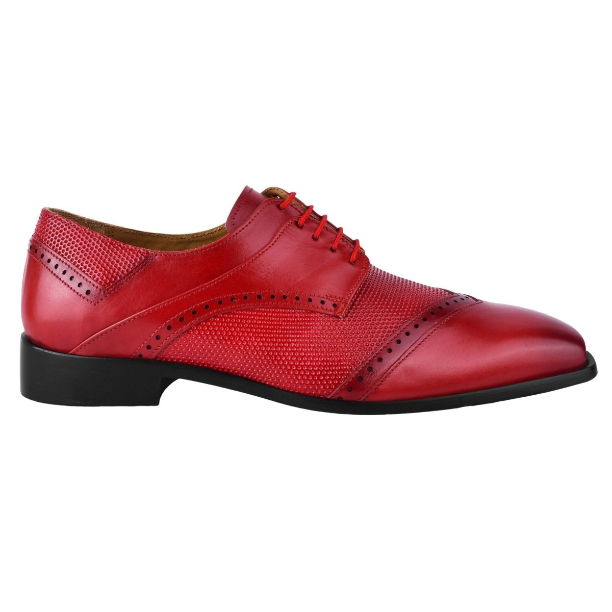 Anthony Genuine Leather Oxford Style Tread Design Dress Shoes Shoes by Libertyzeno – Don't Panic Shoes
