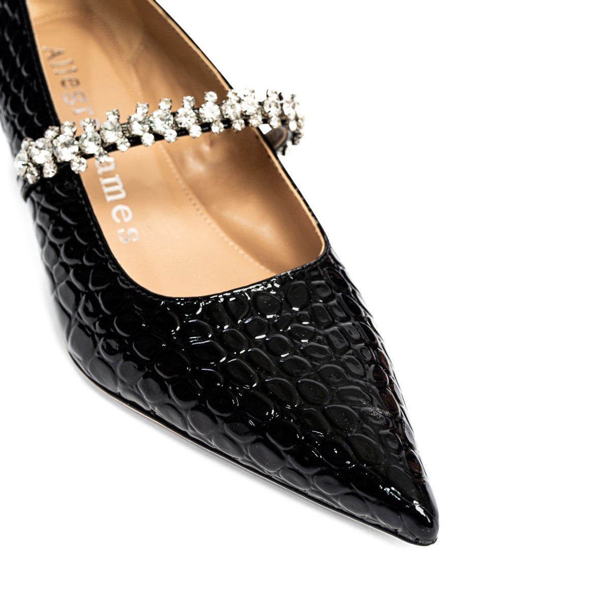 Antonella Embossed Leather Pump Women's Shoes by Allegra James – Don't Panic Shoes