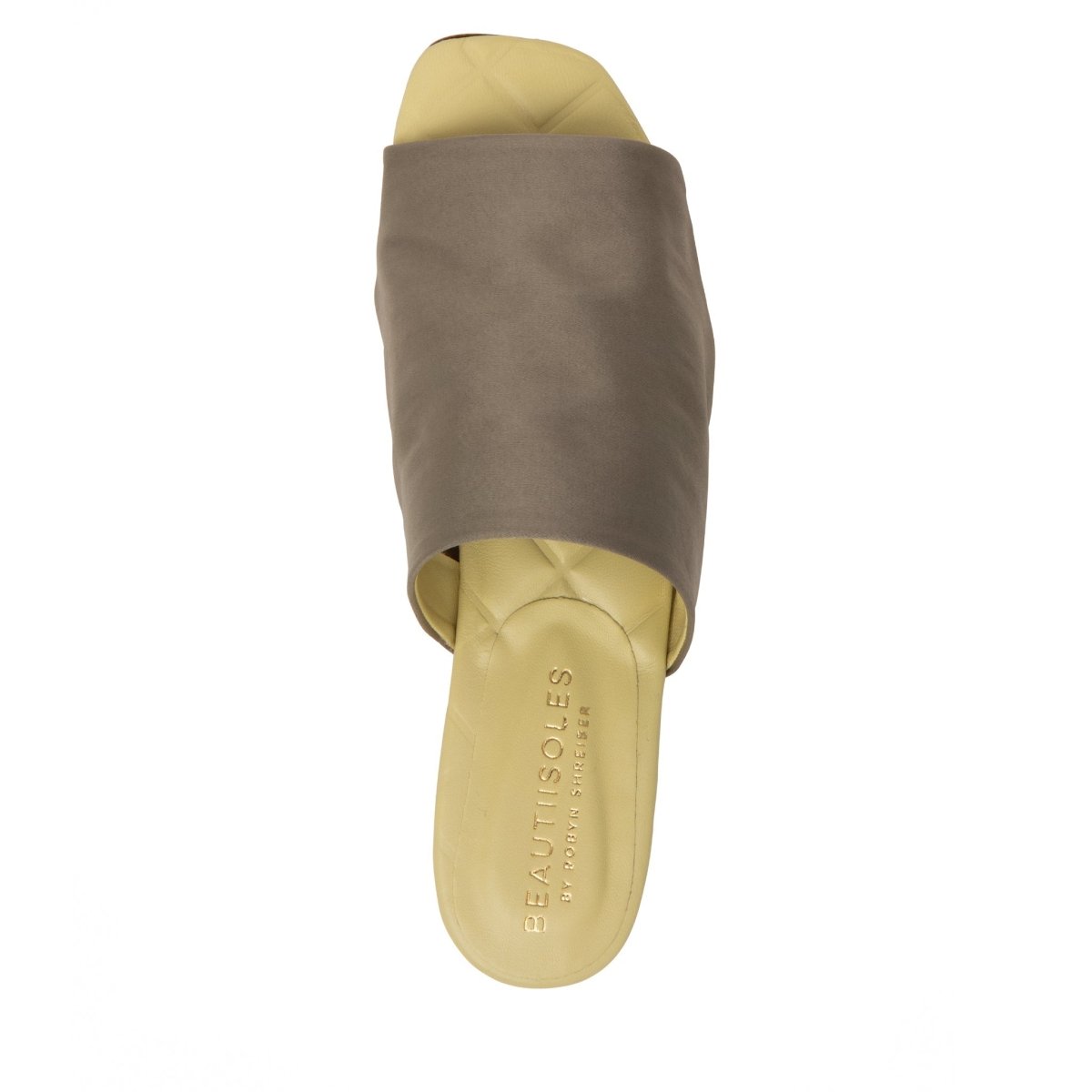 April Stretch Satin Flat Sandal Leather Insole Outsole Sandals by Beautiisoles – Don't Panic Shoes