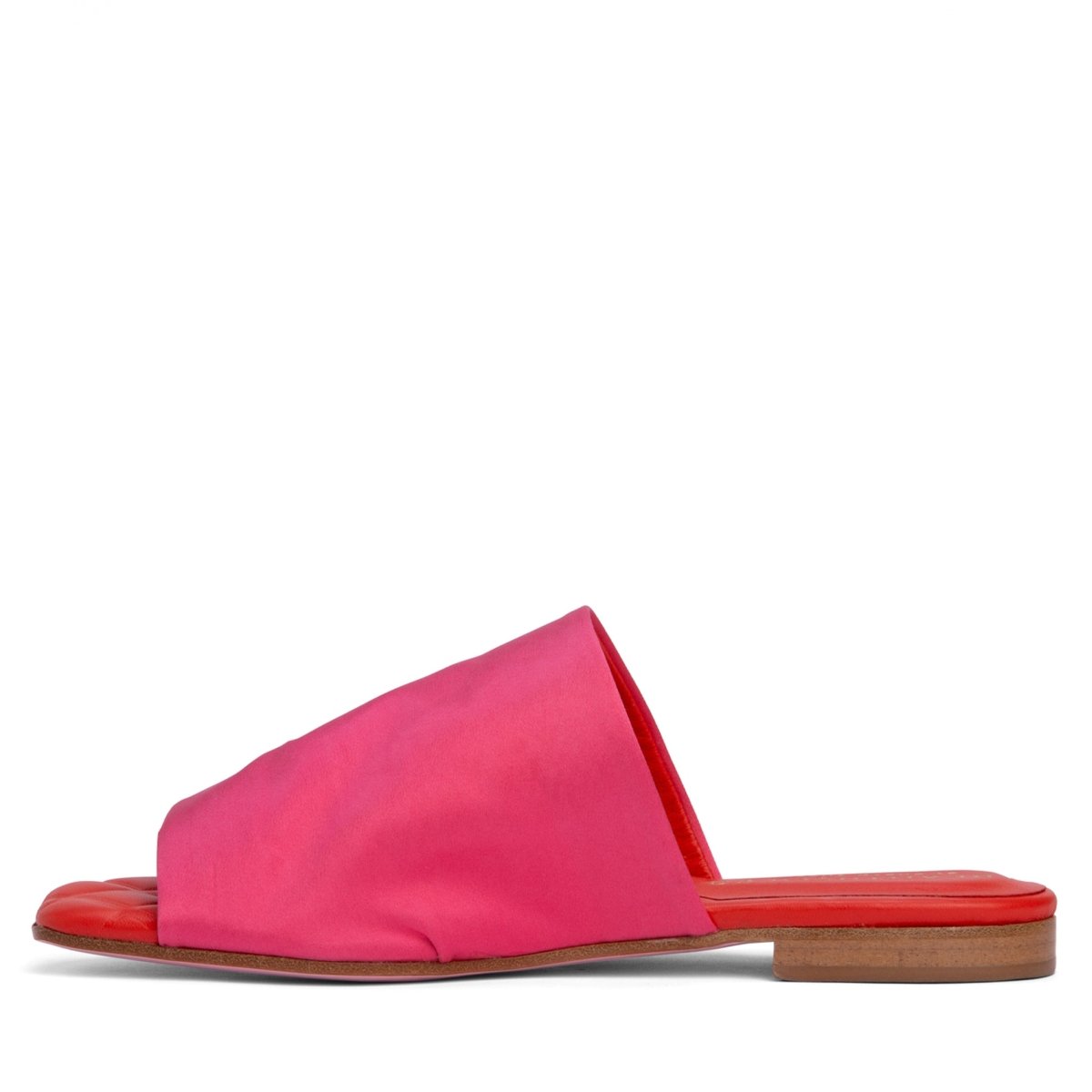 April Women’S Stretch Satin Flat Sandal Light Pink Sandals by Beautiisoles – Don't Panic Shoes