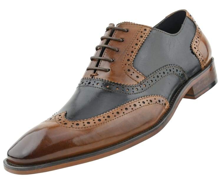 ASher Green Ag100 Tan Men’s Genuine Leather Dress Shoes Oxfords by Asher Green – Don't Panic Shoes
