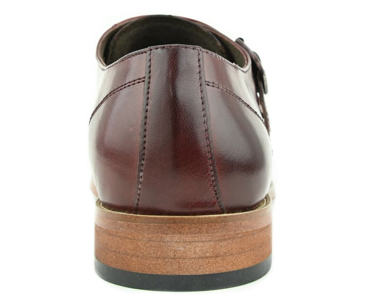 ASher Green Ag1101 Men’s Burgundy Calf Leather Monk Strap Monk Straps by Asher Green – Don't Panic Shoes