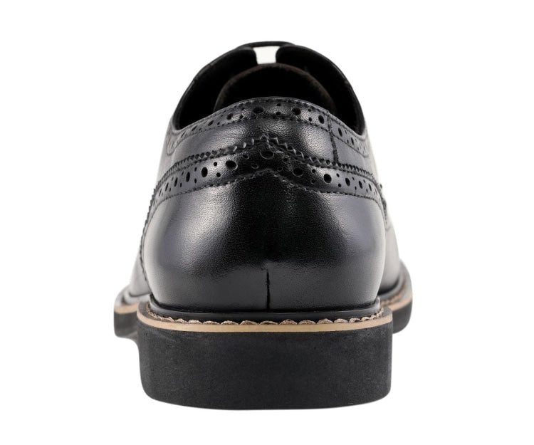 ASher Green Ag1784 Men’s Wingtip Black Genuine Leather Shoes Oxfords by Asher Green – Don't Panic Shoes