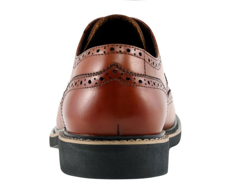 ASher Green Ag1784 Tan Men’s Wing Tip Leather Shoes Oxfords by Asher Green – Don't Panic Shoes