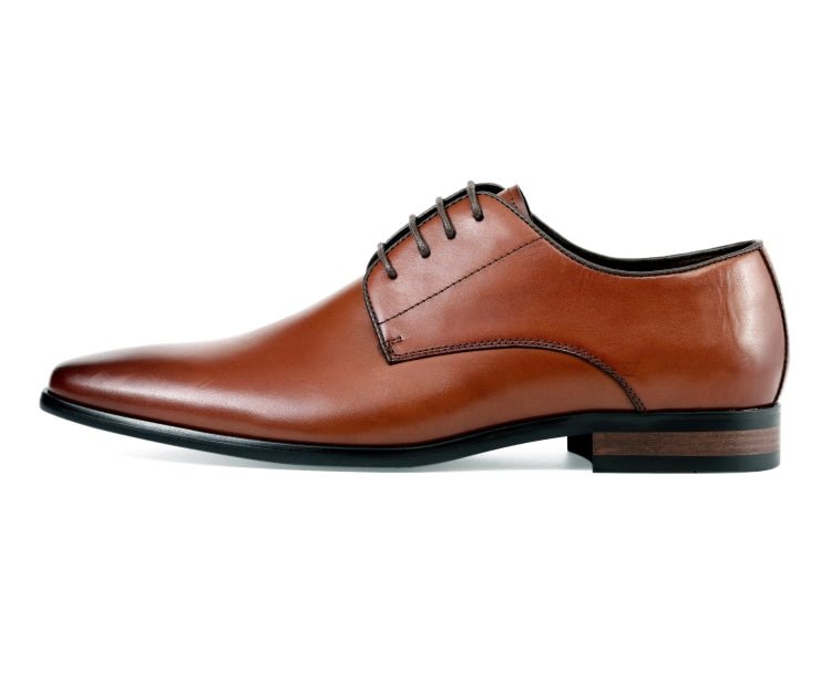 ASher Green Ag610 Tan Men’s Genuine Leather Lace Up Shoes Oxfords by Asher Green – Don't Panic Shoes