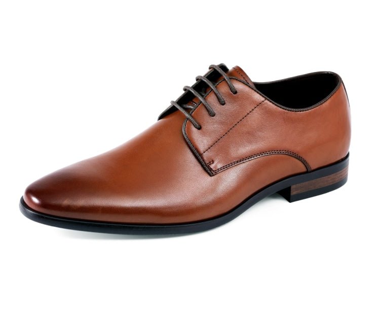ASher Green Ag610 Tan Men’s Genuine Leather Lace Up Shoes Oxfords by Asher Green – Don't Panic Shoes