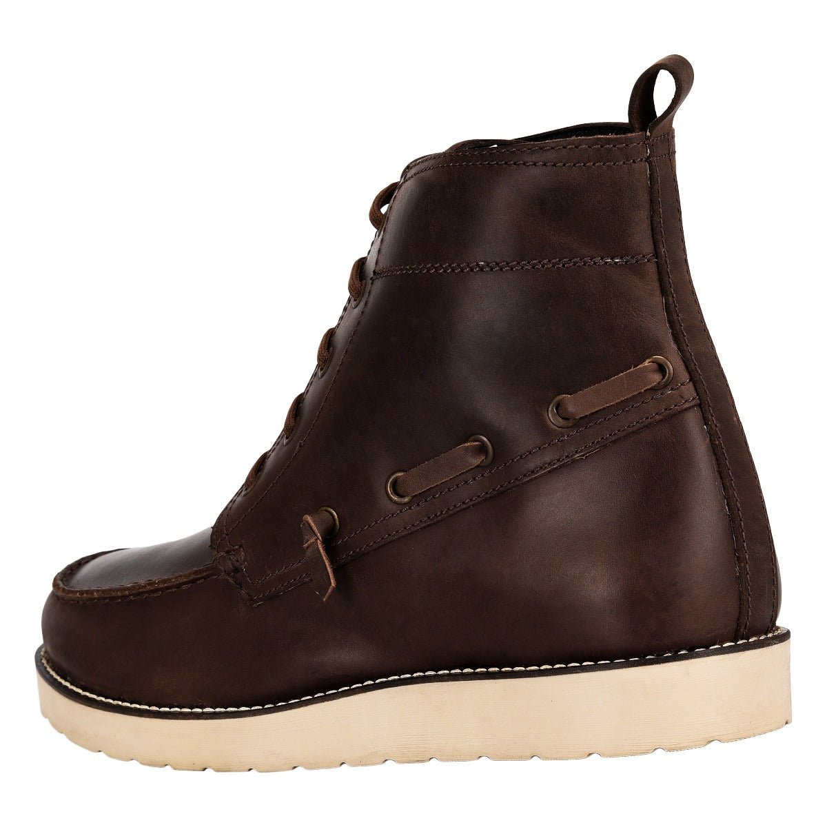 Auda Leather Lace - Up Boots Boots by Libertyzeno – Don't Panic Shoes