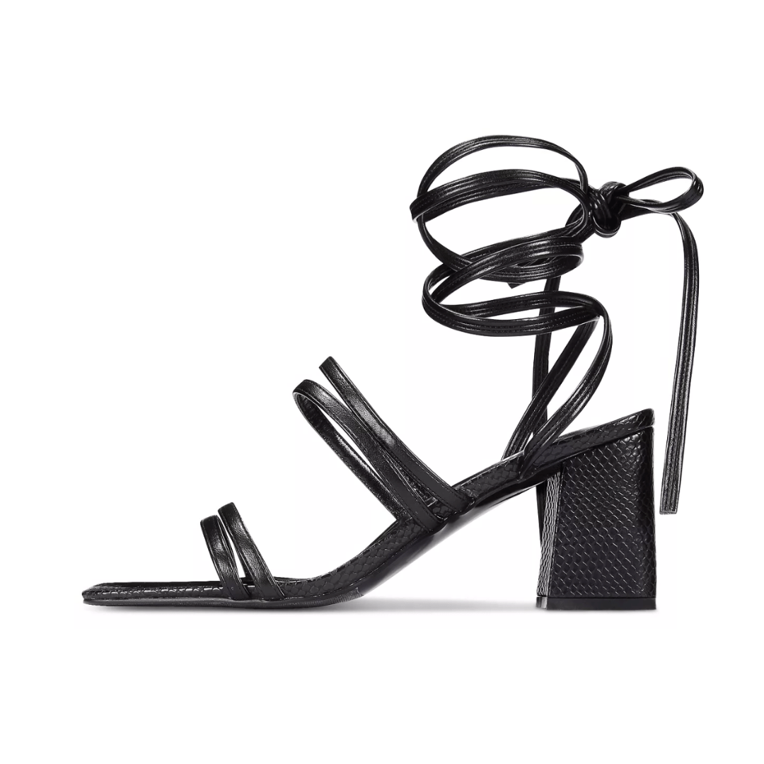 Ava Sandals Black Shoes by Vaila Shoes – Don't Panic Shoes