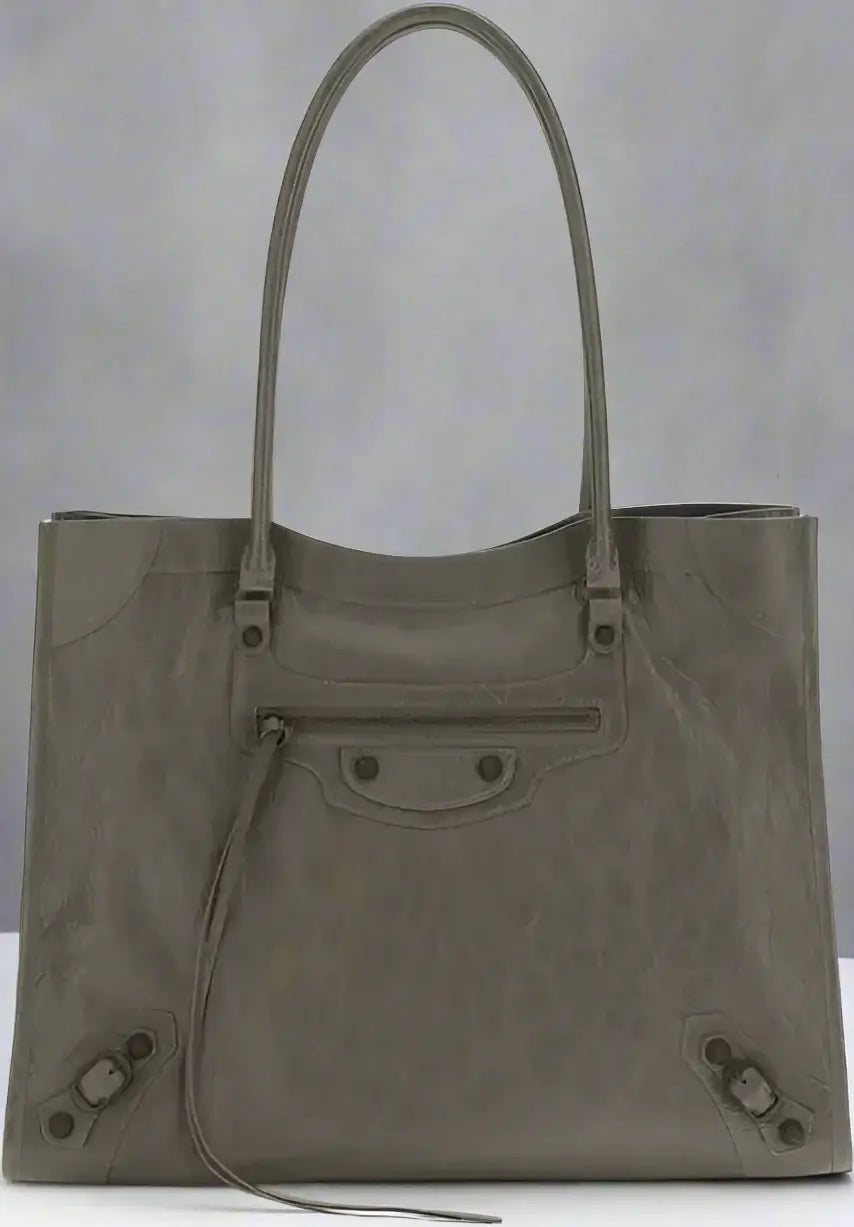 BALENCIAGA Grey Le City Tote Bag – Modern Luxury Tote