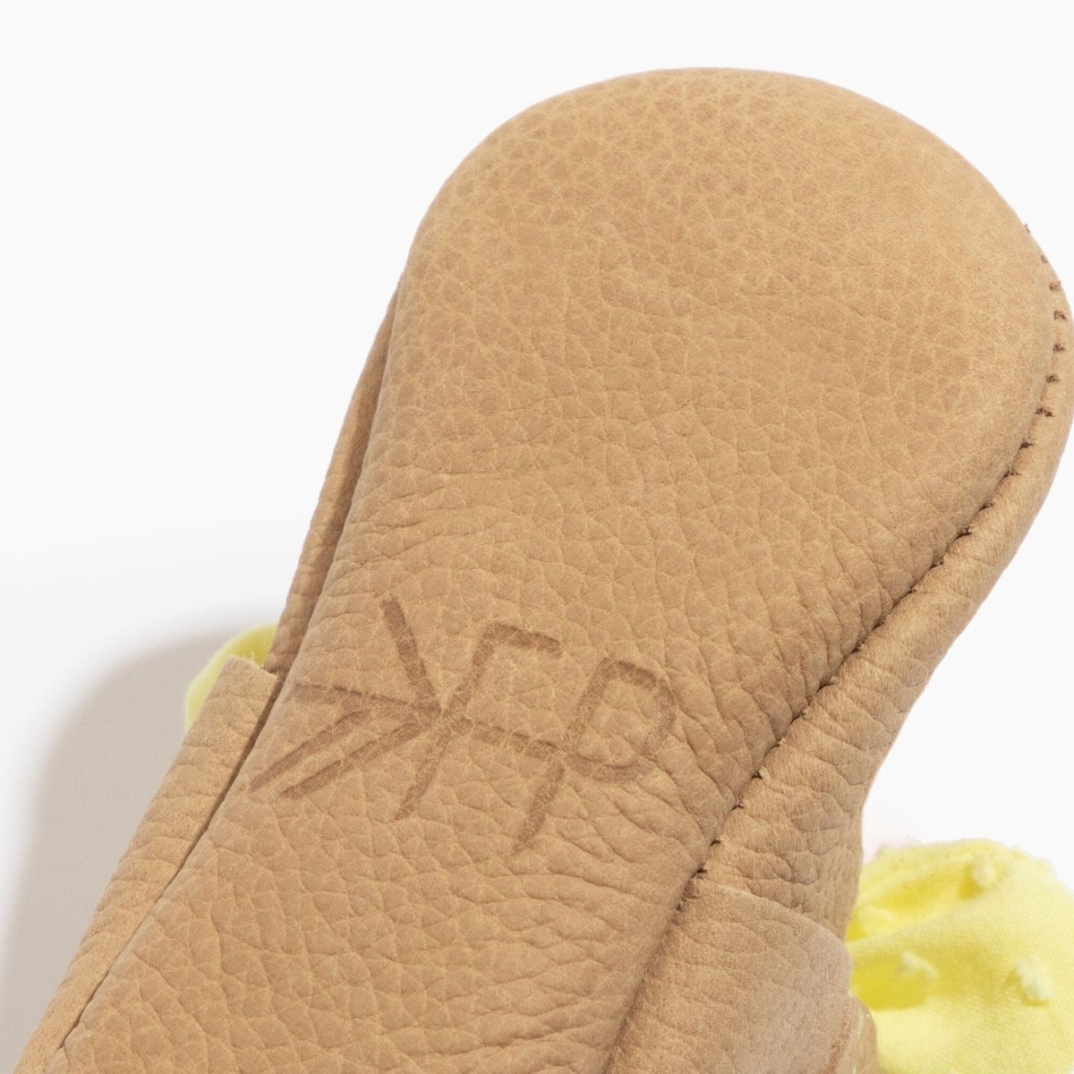 Banana Cream Knotted Bow Baby Shoe Knotted Bow Mocc by Freshly Picked – Don't Panic Shoes