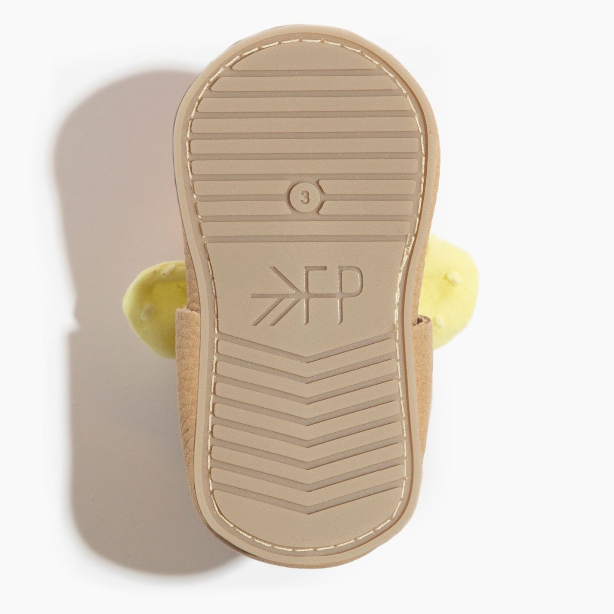 Banana Cream Knotted Bow Baby Shoe Knotted Bow Mocc by Freshly Picked – Don't Panic Shoes