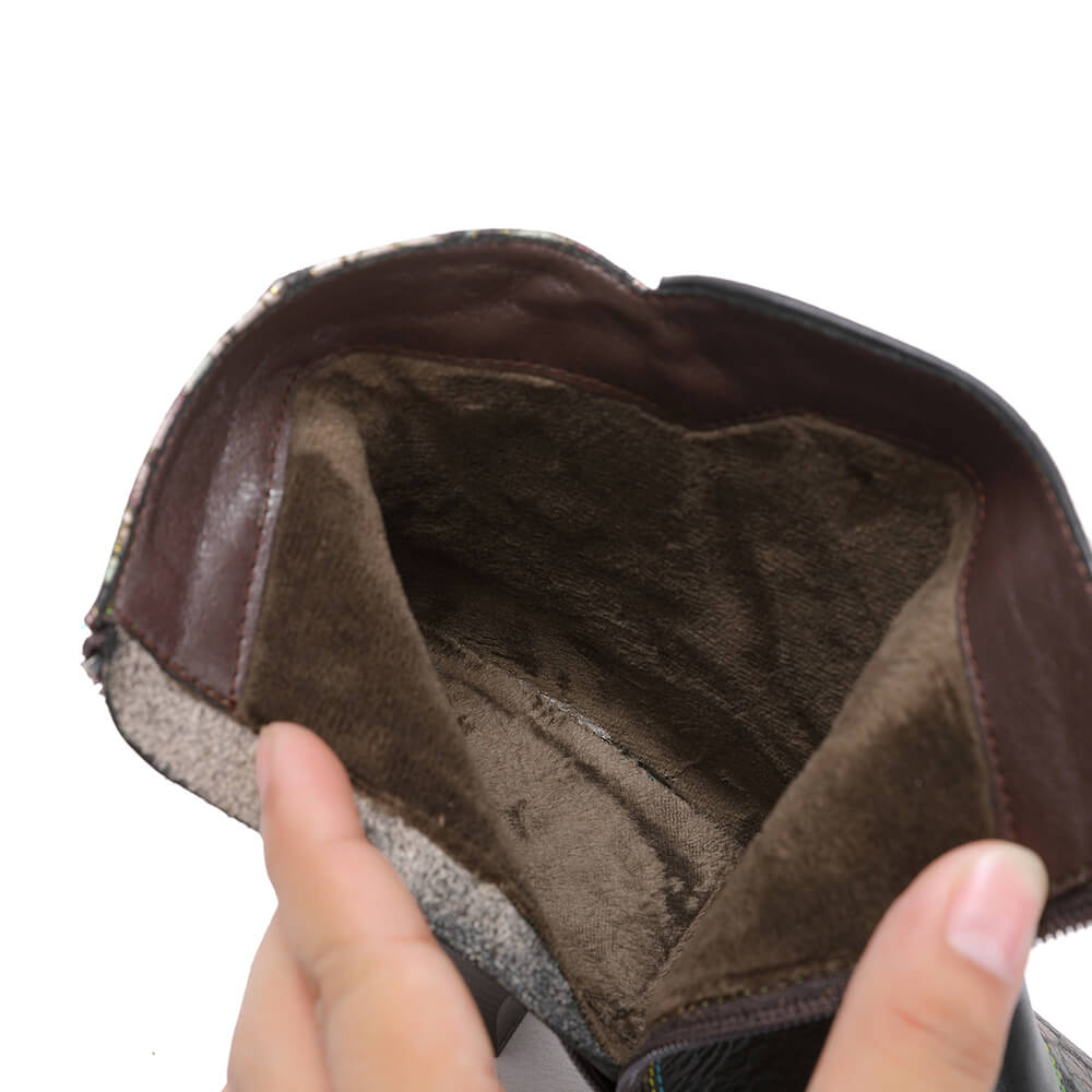 Baylor Retro Handmade Floral Ankle Boots ankle boots by Colorstepshoes – Don't Panic Shoes