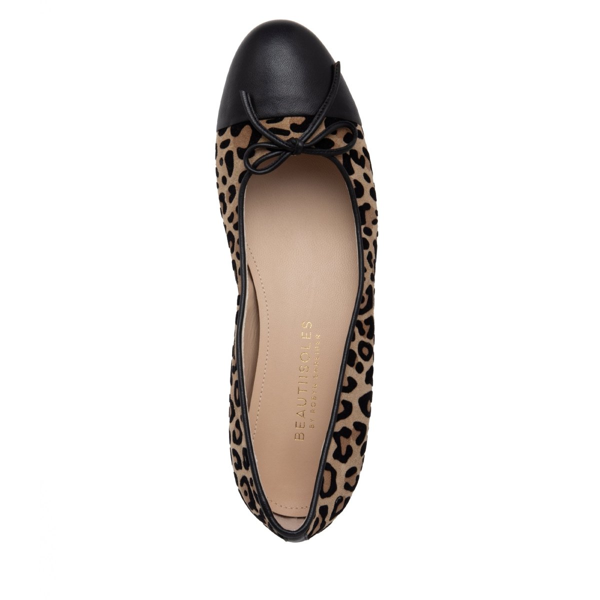 Beatrice Suede Ballerina Women’S Leopard Suede With Leather Flats by Beautiisoles – Don't Panic Shoes