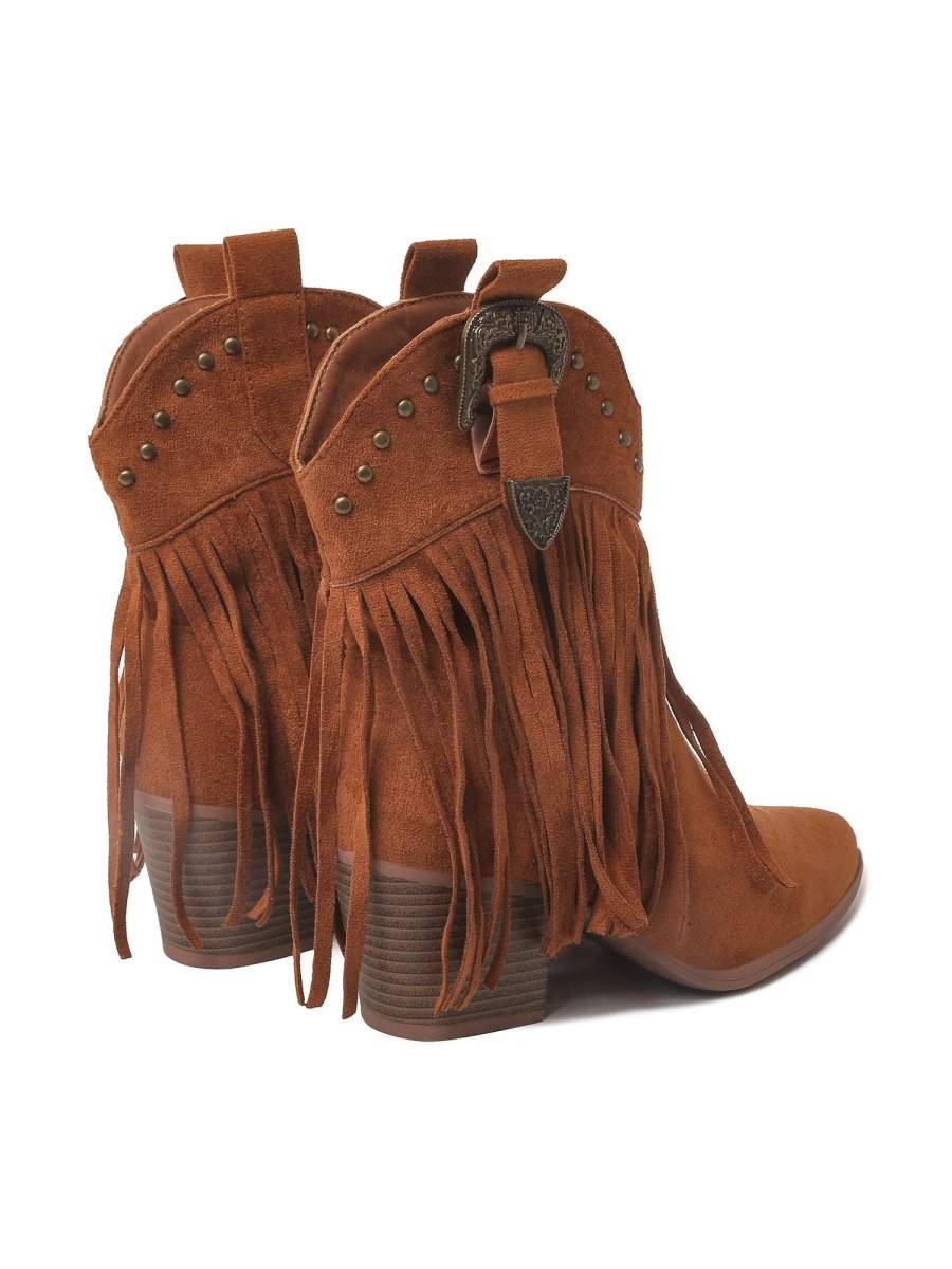 Belle | Brown Boots by J.Adams – Don't Panic Shoes