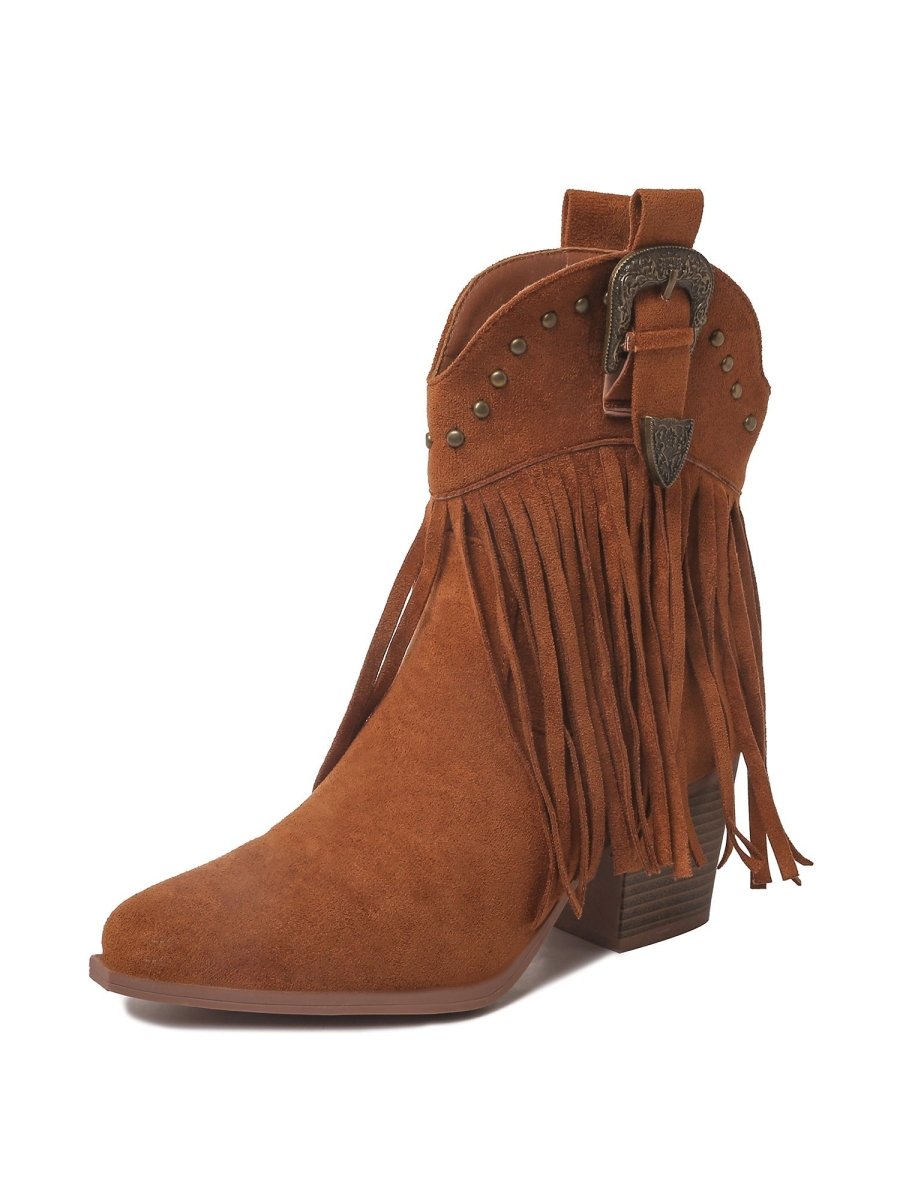 Belle | Brown Boots by J.Adams – Don't Panic Shoes