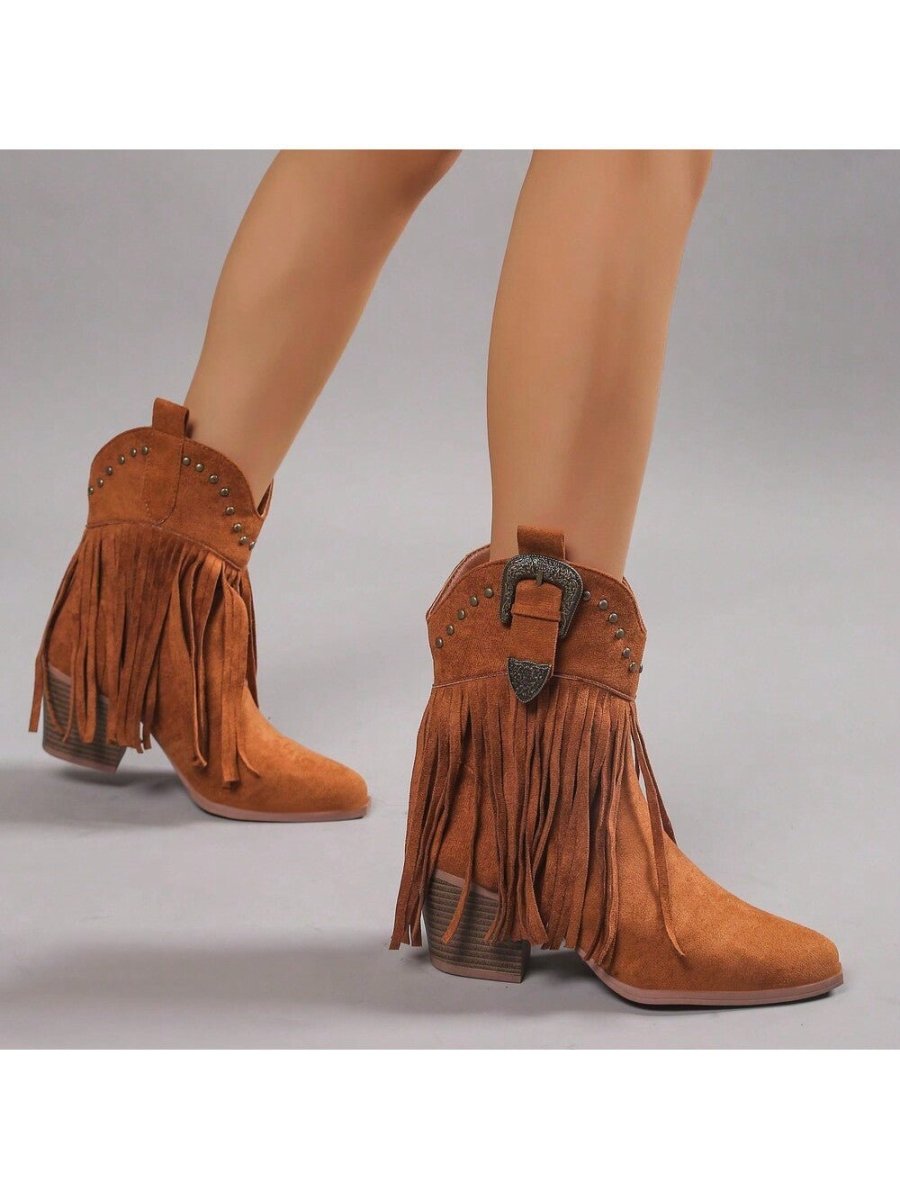 Belle | Brown Boots by J.Adams – Don't Panic Shoes