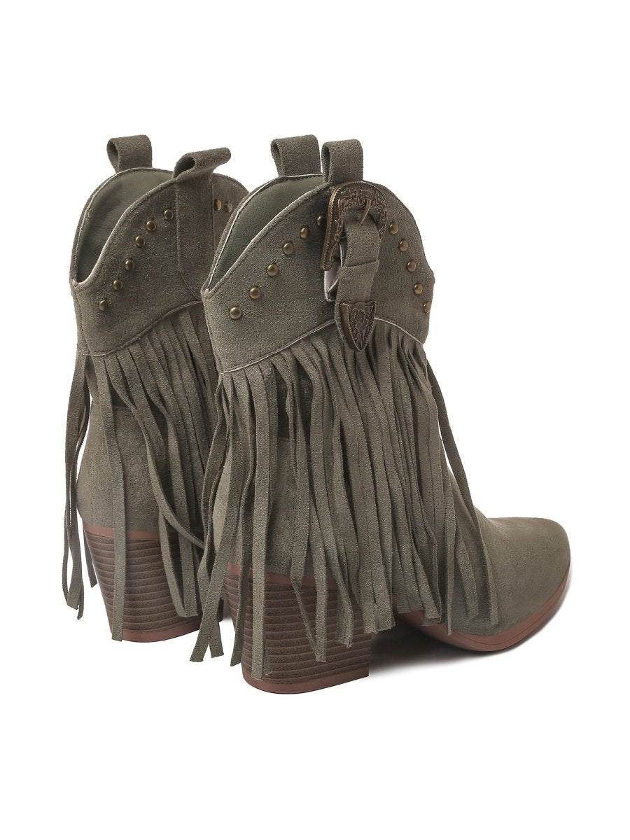 Belle | Green Boots by J.Adams – Don't Panic Shoes