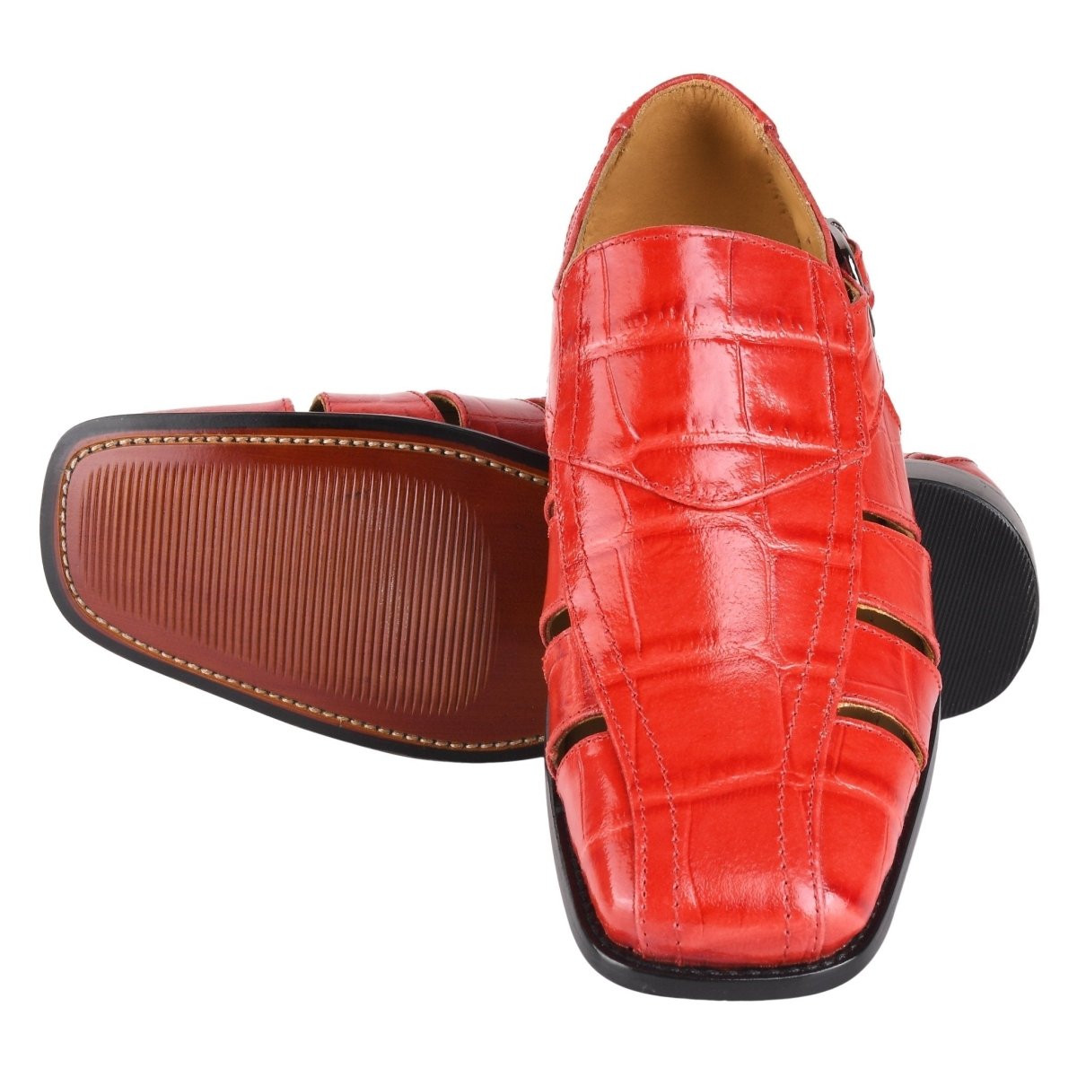 Bidwill Genuine Leather Fisherman Flat Sandals Sandals by Libertyzeno – Don't Panic Shoes