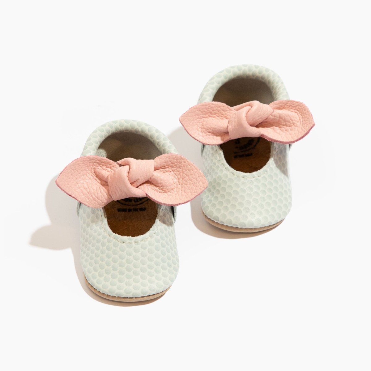 Birdie Knotted Bow Baby Shoe Knotted Bow Mocc by Freshly Picked – Don't Panic Shoes