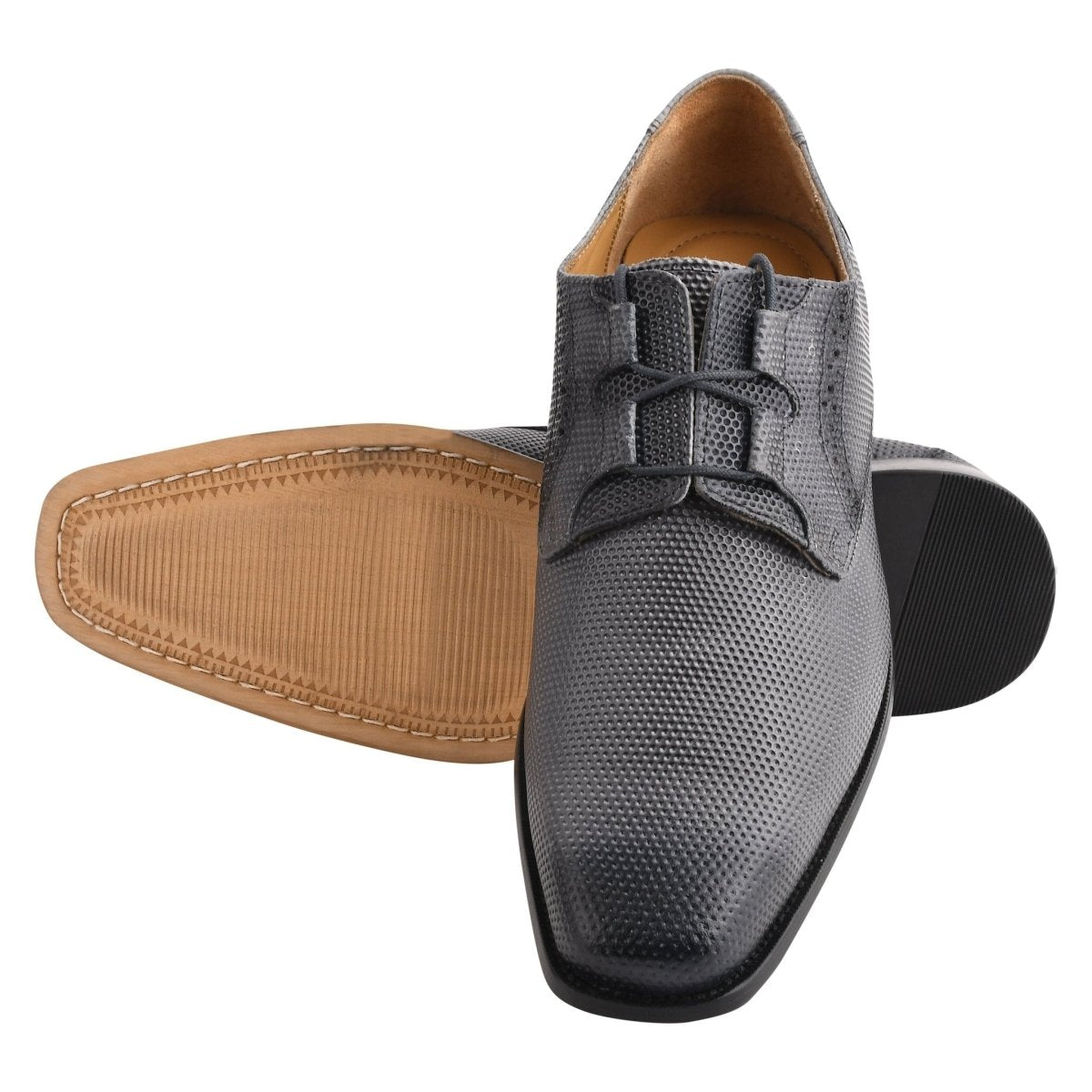 Blacktown Genuine Leather Oxford Style Lace - Up Dress Shoes For Men Shoes by Libertyzeno – Don't Panic Shoes