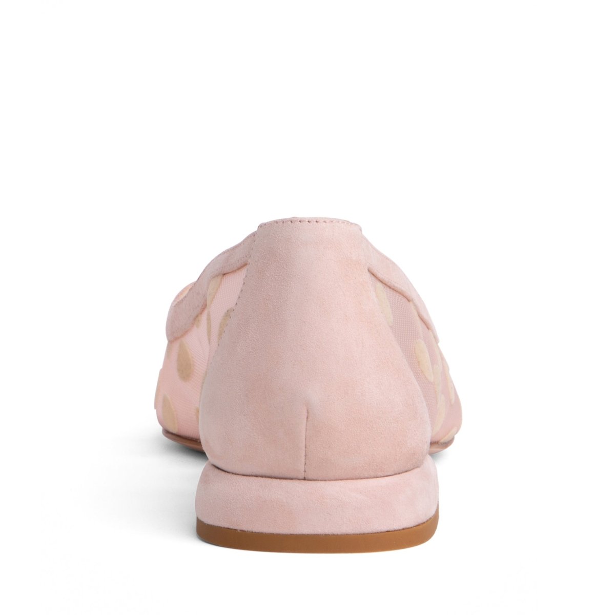 Blake Mesh Ballerina Womens Suede Leather Lined Memory Foam Flats by Beautiisoles – Don't Panic Shoes