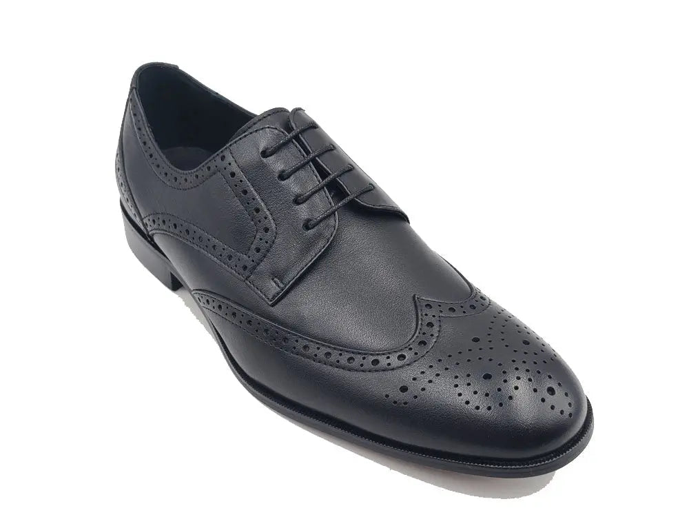 Blucher Style Oxford Tumbled Calf Leather Flex Sole Ks621 - 01 Shoes by Carrucci Shoes – Don't Panic Shoes