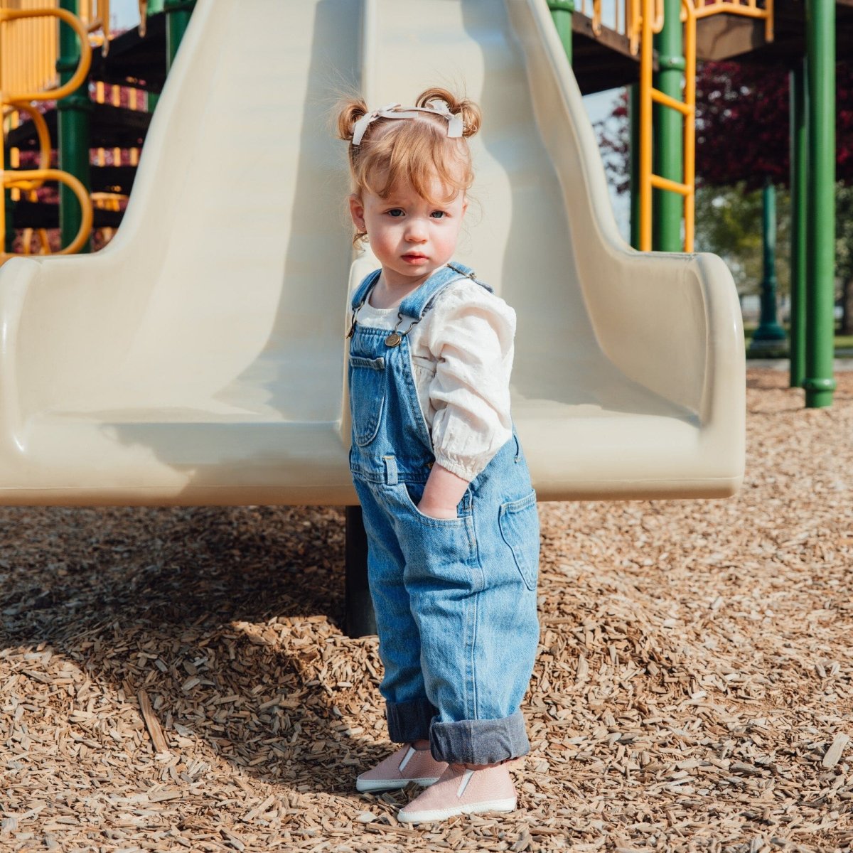 Blush Slip On Baby Shoe Slip On by Freshly Picked – Don't Panic Shoes