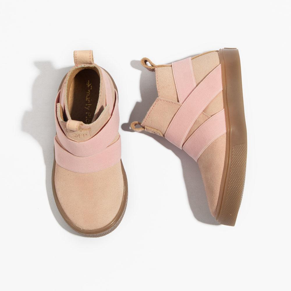 Blush Suede Oakland Sneaker Oakland Sneaker by Freshly Picked – Don't Panic Shoes