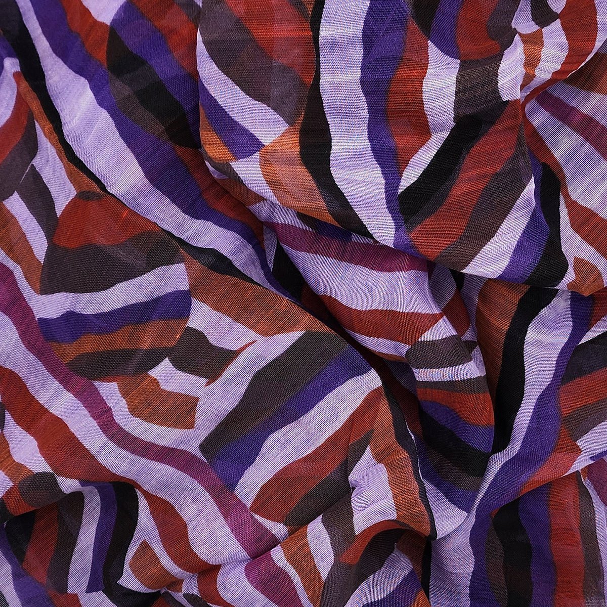 Boetti 83 Lilac Bamboo Fiber Art Print Handcrafted Florence Bamboo Scarves by Mar Soreli – Don't Panic Shoes