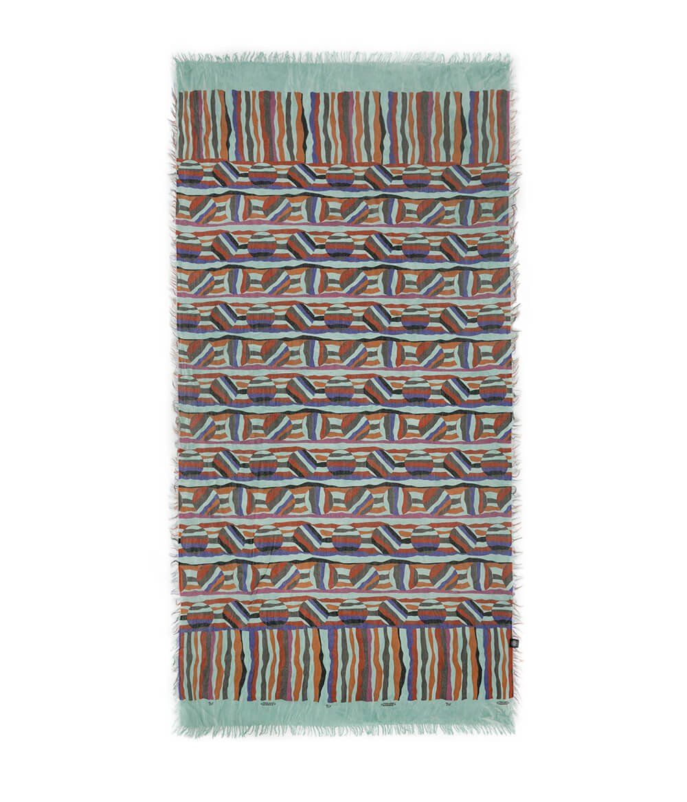 Boetti Aqua 69 Bamboo Fiber Aqua Handcrafted Florence Italy Bamboo Scarves by Mar Soreli – Don't Panic Shoes