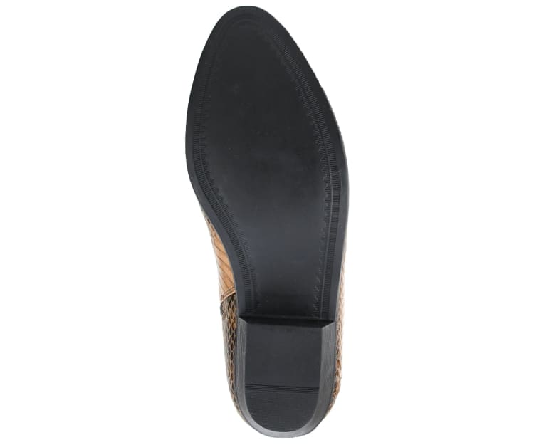 Bolano Adder Men's Exotic Leather Ankle Boot Cognac Snake Boots by Bolano – Don't Panic Shoes