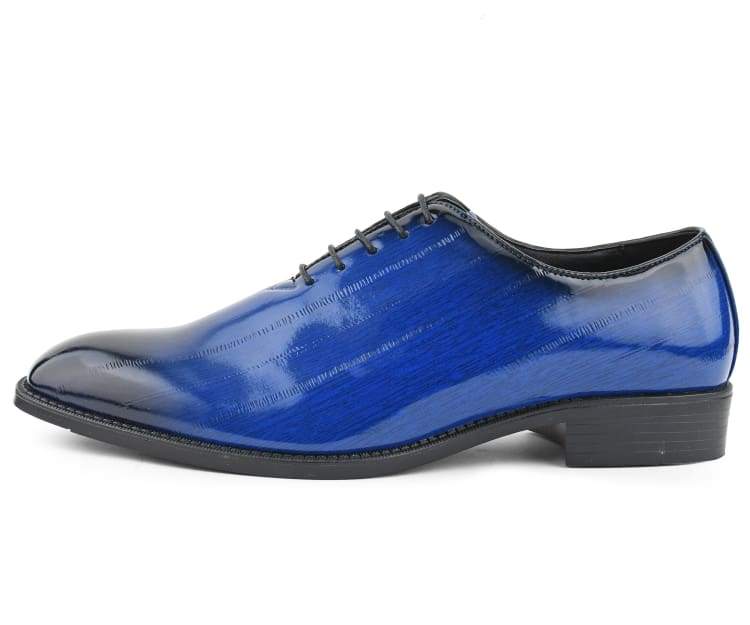 Bolano Brayden Royal Exotic OxfordS Men’s Eel Skin Oxfords by Bolano – Don't Panic Shoes
