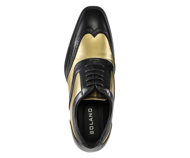Bolano Men's Lawson Gold Oxfords by Bolano – Don't Panic Shoes