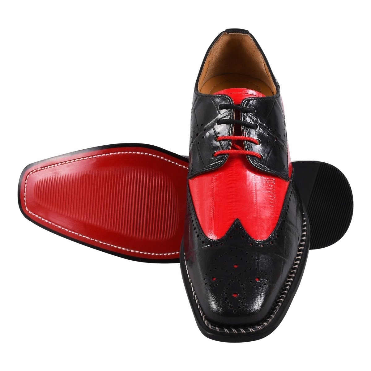 Boyka Leather Red Bottom Oxford Style Dress Shoes Shoes by Libertyzeno – Don't Panic Shoes