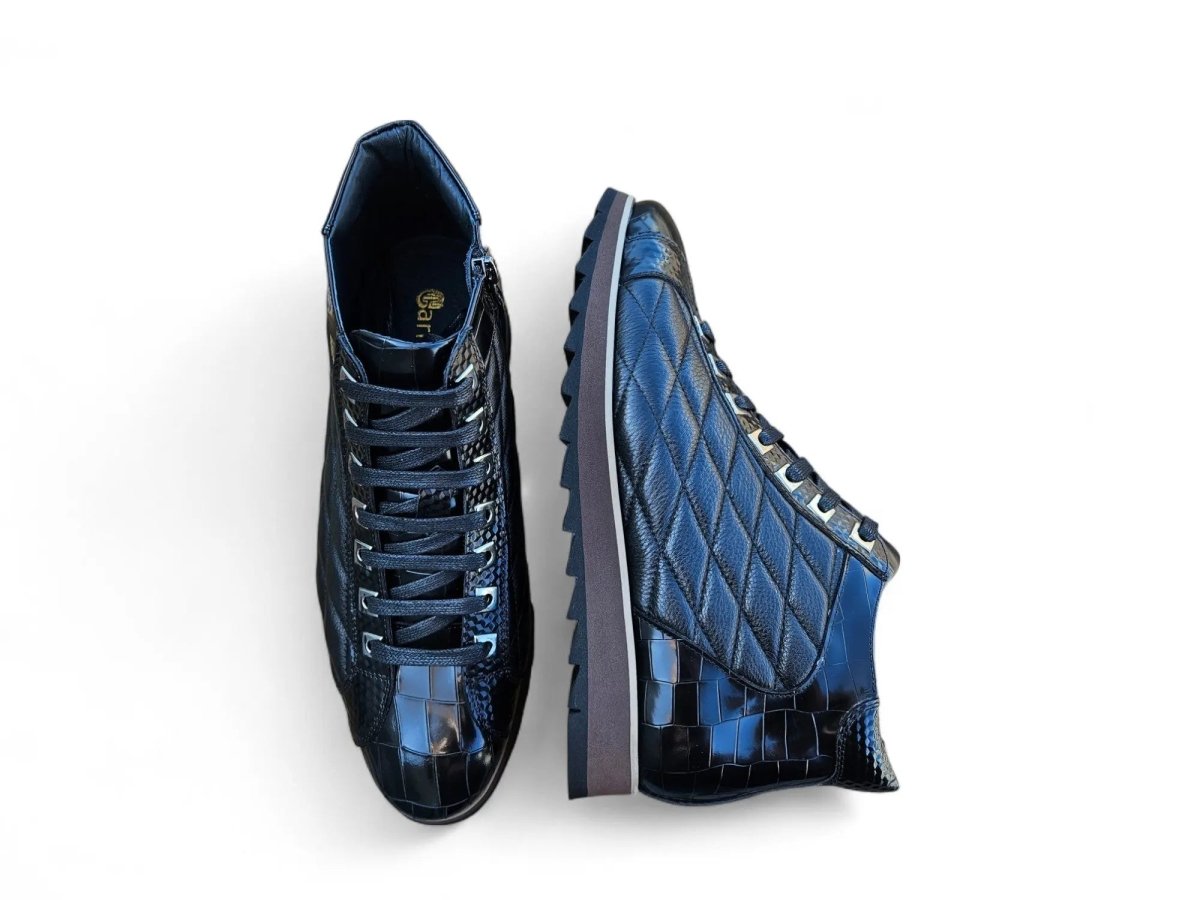 Brand Embossed Alligator Calfskin Hi Top Kb626 - 13e Boots by Carrucci Shoes – Don't Panic Shoes