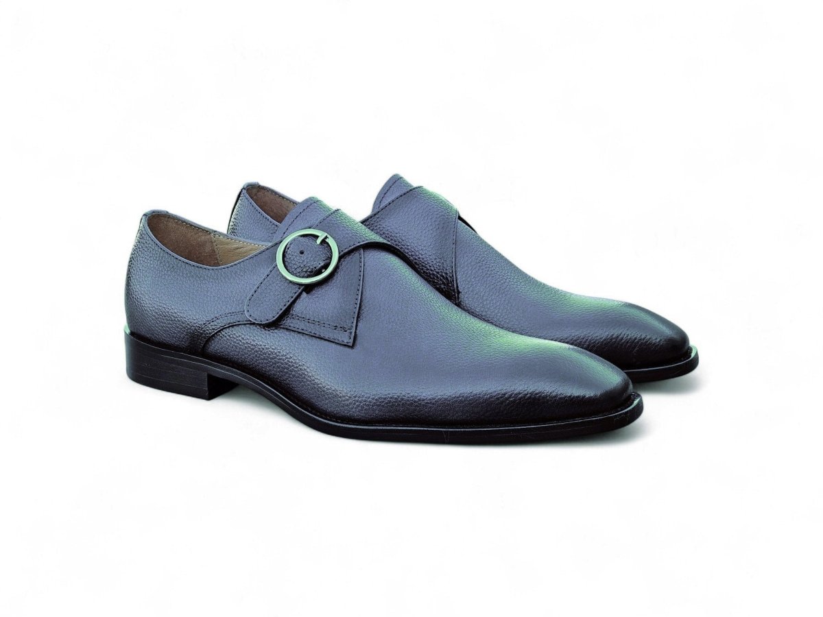 Brandless Monk Strap Leather Shoes Ks509 - 20 Shoes by Carrucci Shoes – Don't Panic Shoes